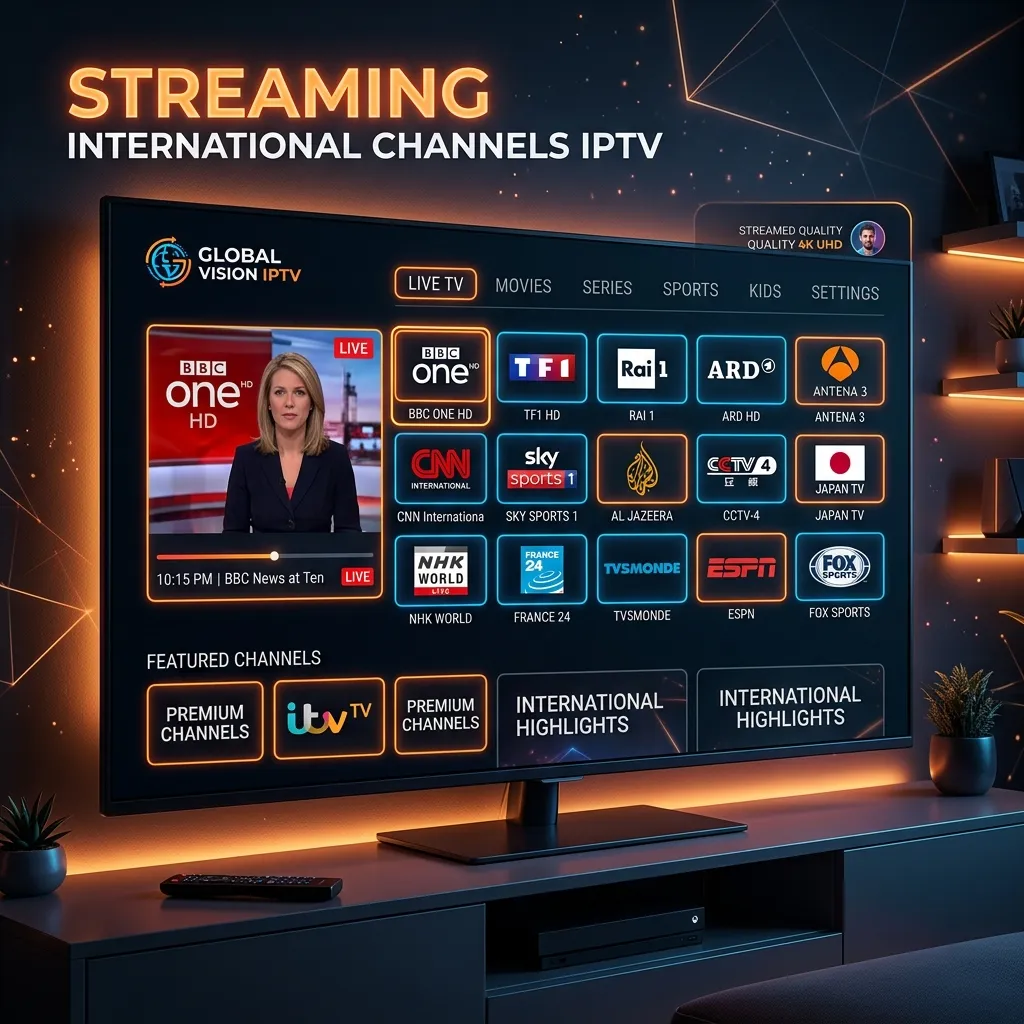 IPTV: Stream International Channels Anytime, Anywhere