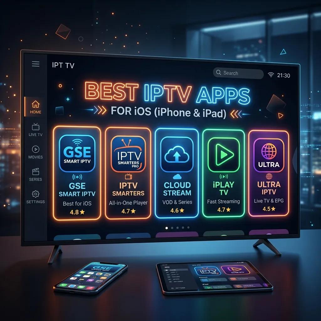 Best IPTV Apps for iOS: Top Picks for iPhone & iPad 2026