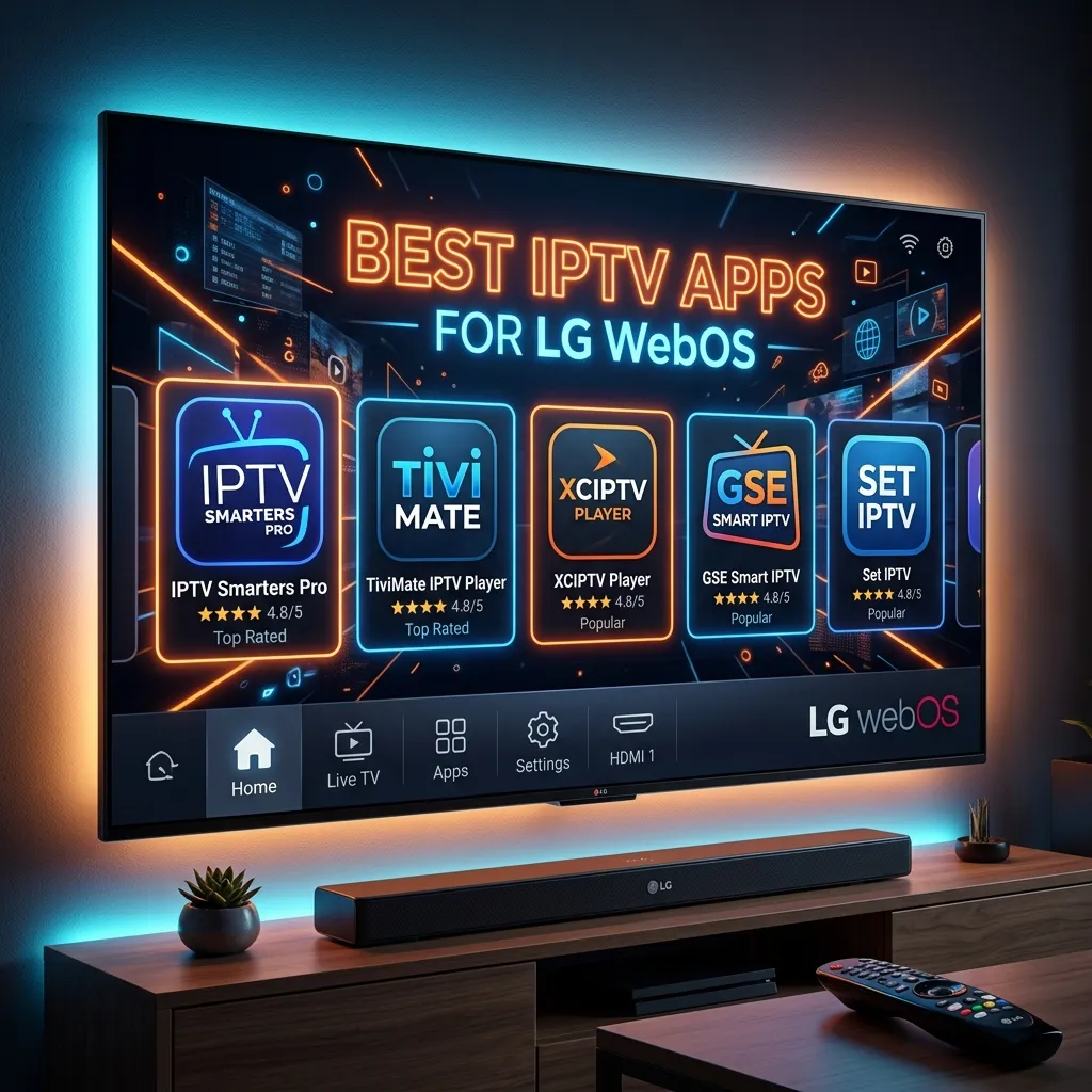 Best IPTV Apps for LG WebOS: Top Picks for 2026