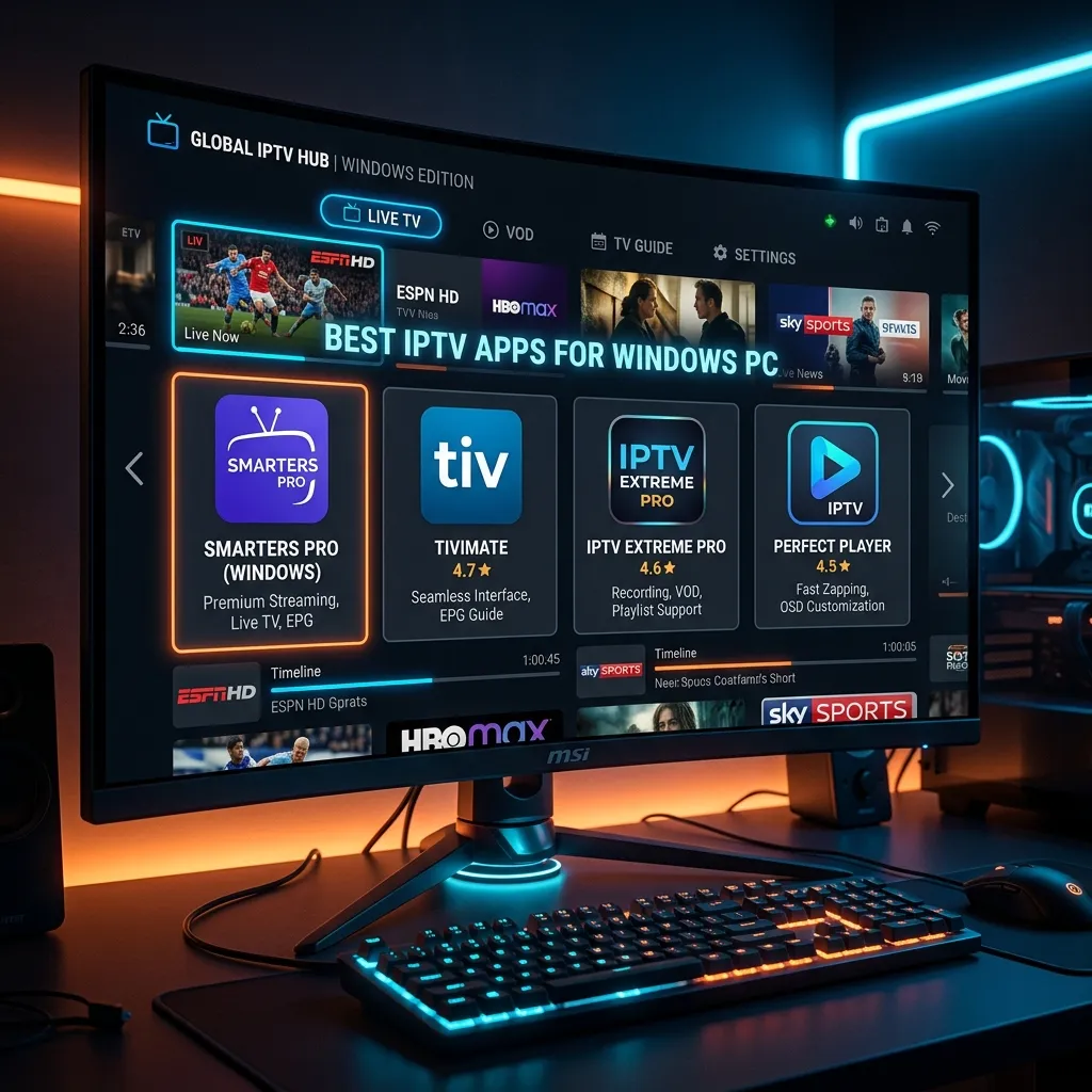 Top IPTV Apps for Windows PC in 2026: Stream Like Never Before