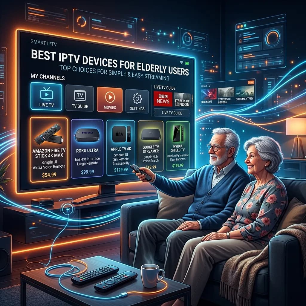 Top IPTV Devices for Elderly Users: Simple Streaming Solutions