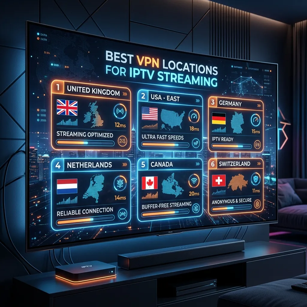 Top VPN Locations for IPTV Streaming in 2026: Ultimate Guide