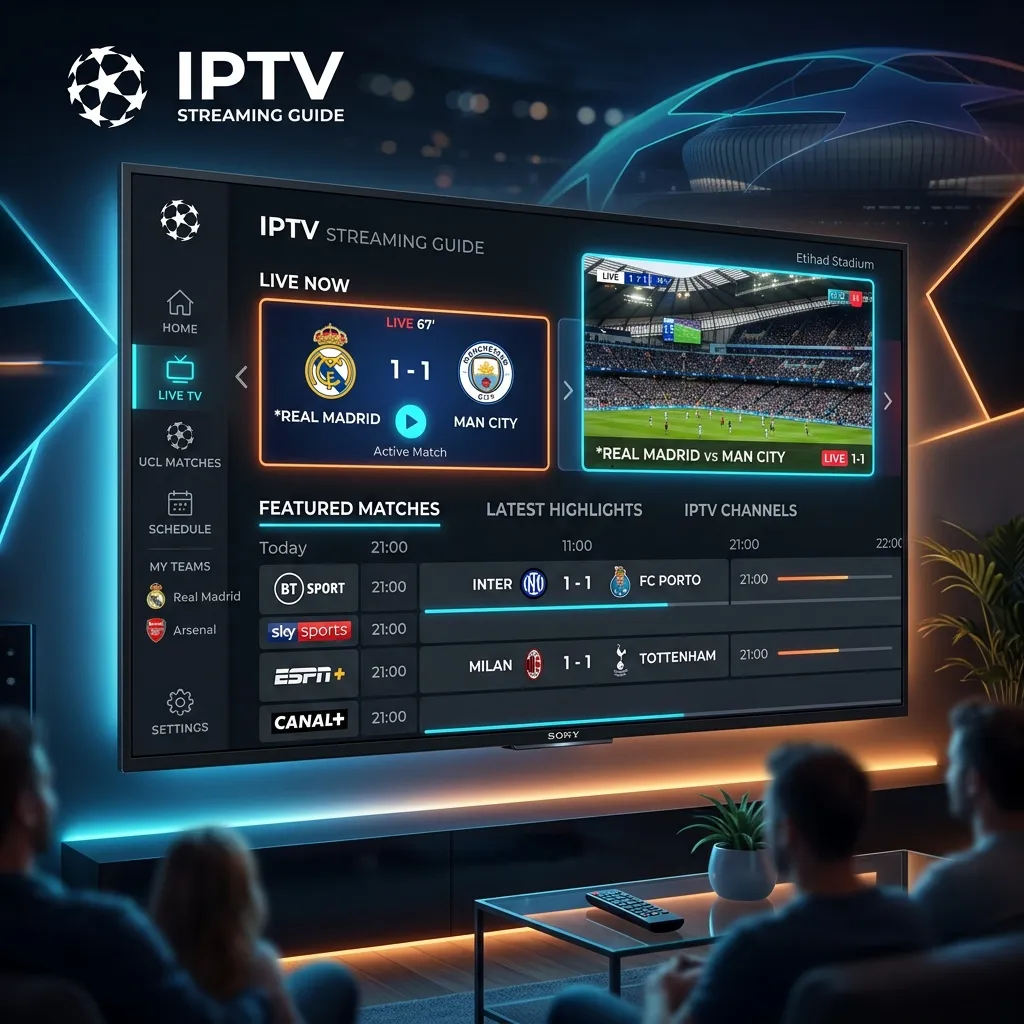 IPTV Streaming Guide for Champions League Fans: Watch Live