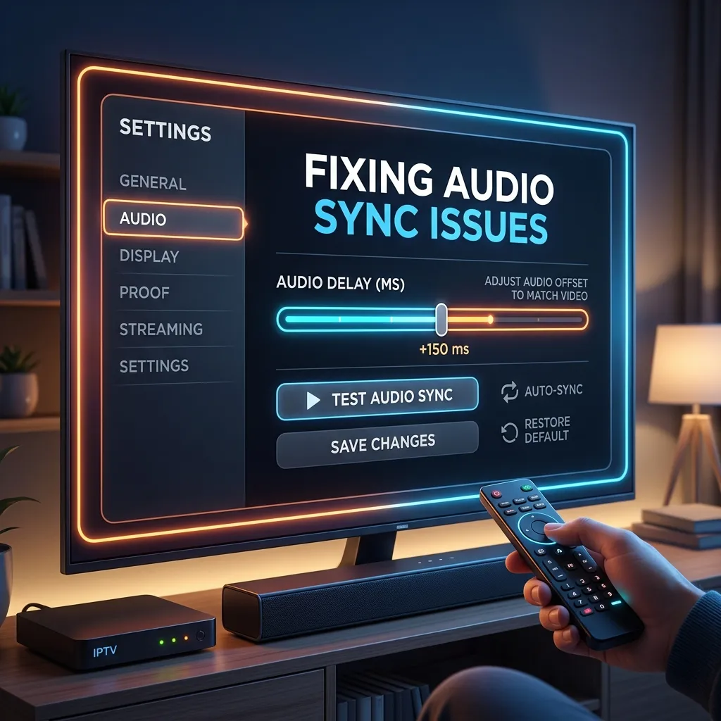 Fix Audio Sync Issues on IPTV Players: Ultimate Guide