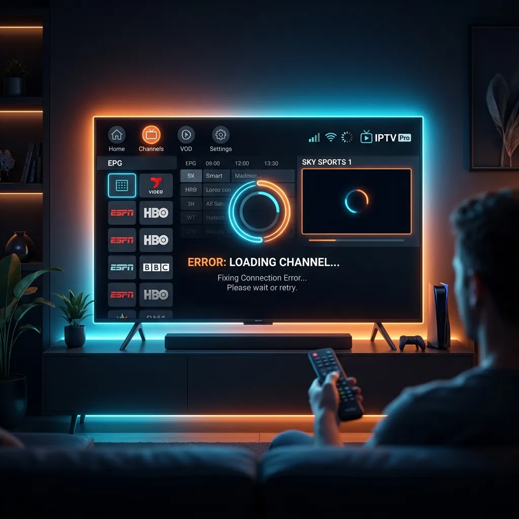 Fix IPTV Channel Loading Error: Check Your Playlist URL Quickly