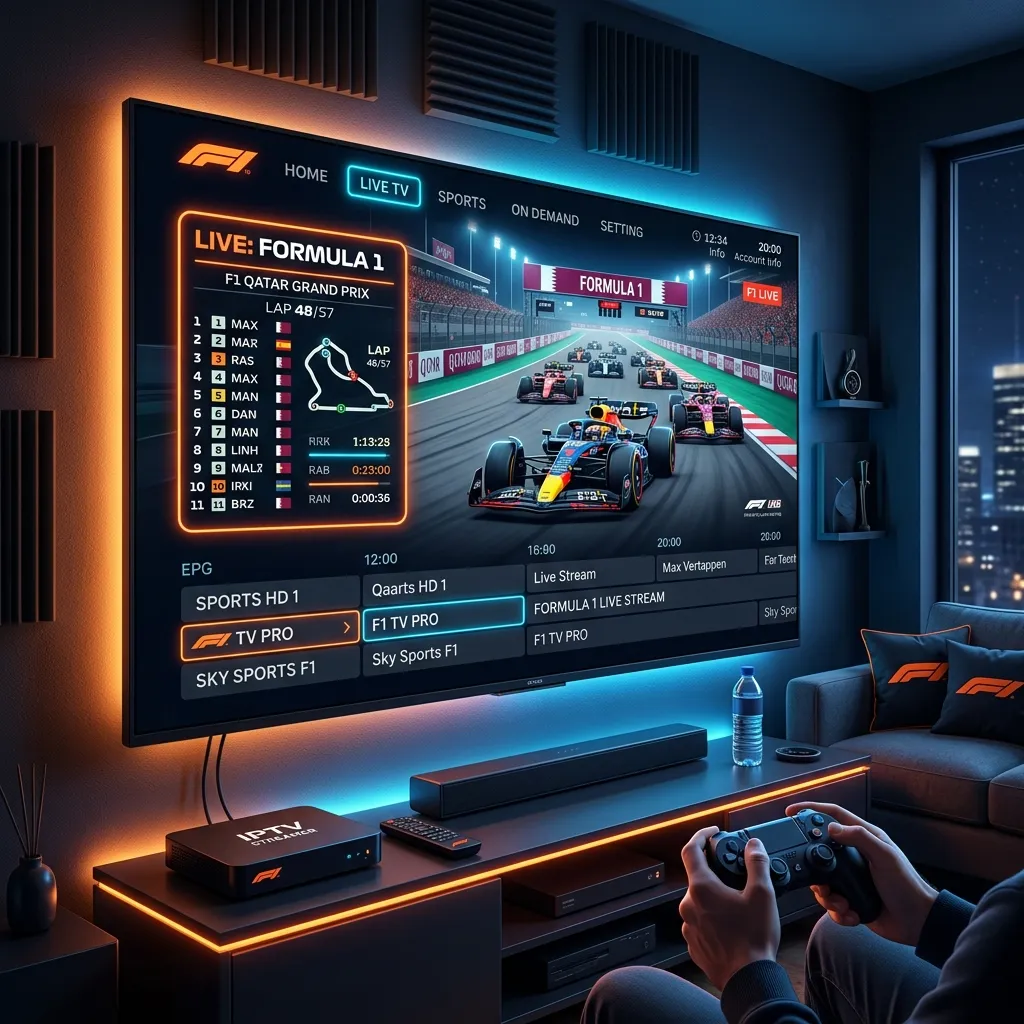 Formula 1 Live Stream: IPTV Setup for 4K Racing Action