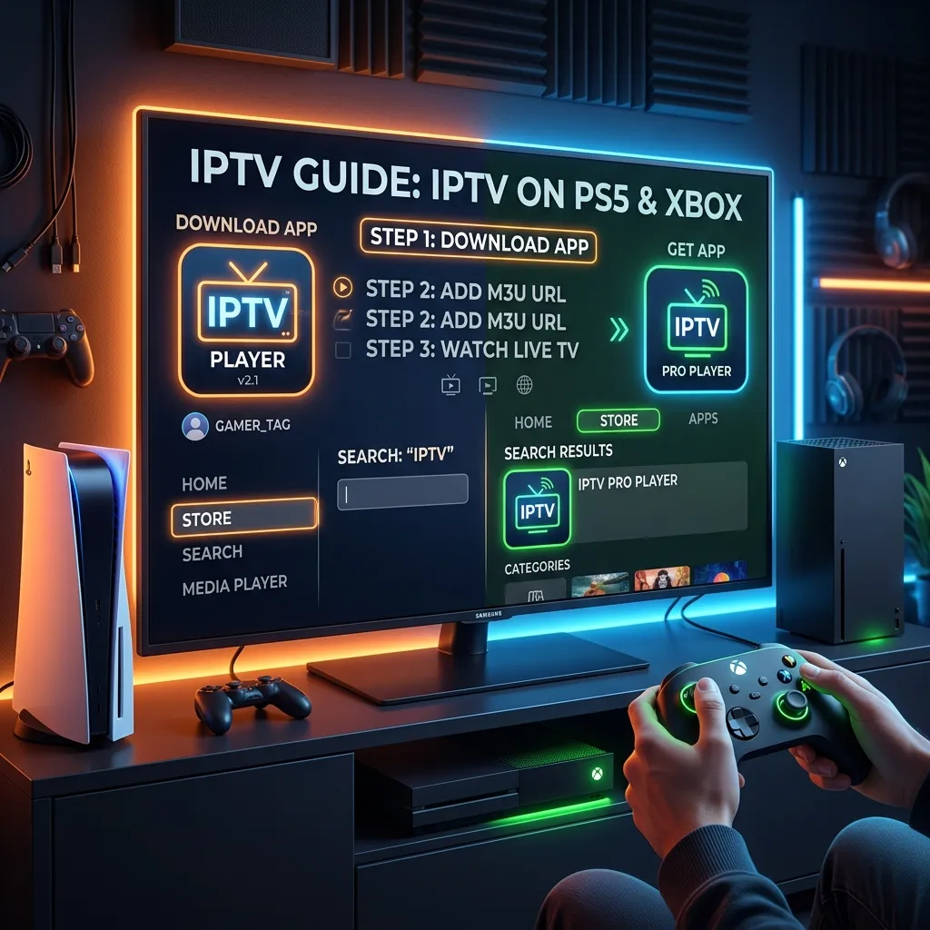 Watch IPTV on PS5 & Xbox Series X: Step-by-Step Guide