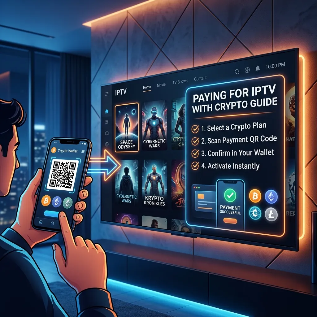 IPTV Streaming: How to Pay with Cryptocurrency Safely