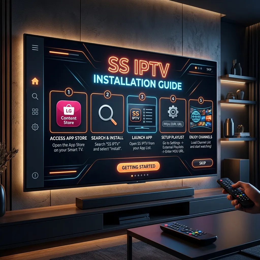 SS IPTV Installation Guide: Set Up on Smart TVs Easily