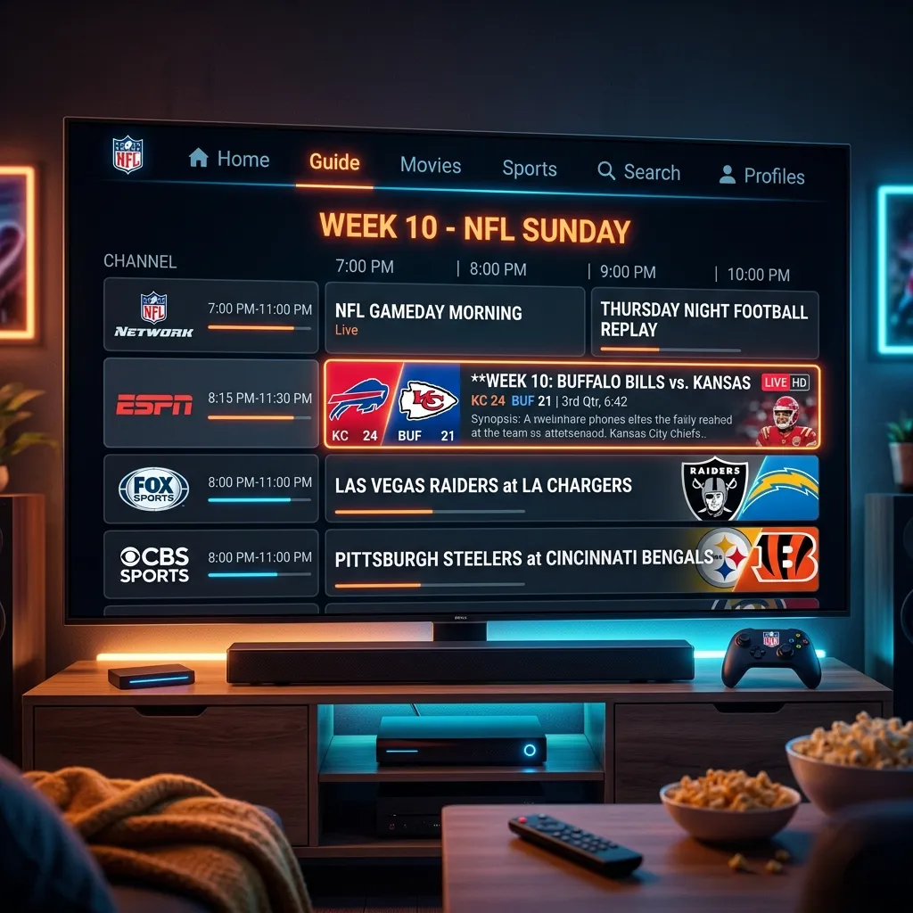 IPTV Guide: Stream NFL Games Seamlessly in 4K