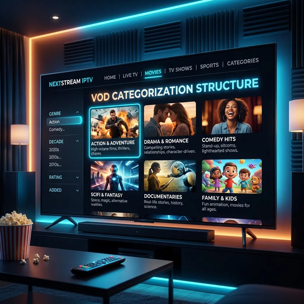 IPTV VOD Categorization: Mastering Your Streaming Experience