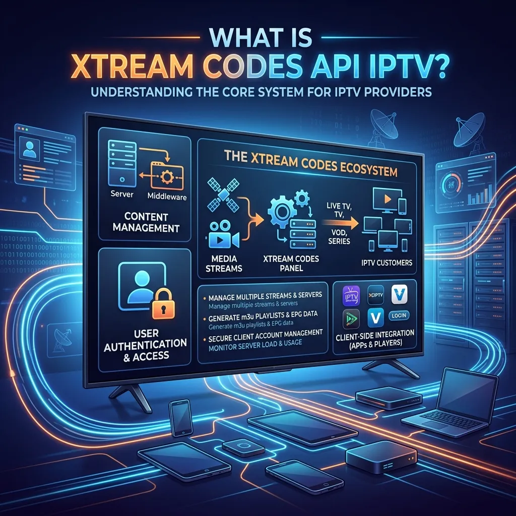 Xtream Codes API for IPTV: Complete Guide to Setup and Use