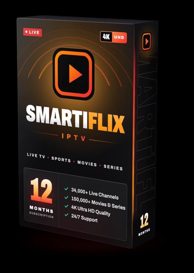SMARTIFLIX IPTV subscription box for the 12 month plan
